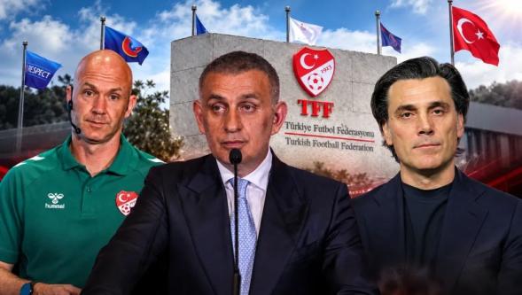 TFF Başkanı İbrahim Hacıosmanoğlu'ndan devam kararı... Vincenzo Montella ile yollar ayrıldı!