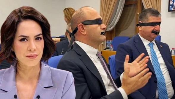Vekillerin siyah bantlı Halk TV protestosu! Dilara Gönder'den tepki çeken paylaşım: "Sizin yapacağınız muhalefeti..."