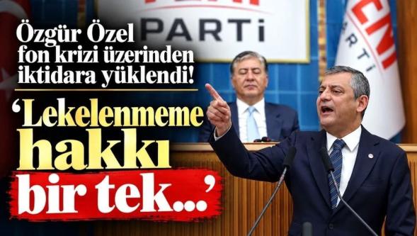 YENİ Parti lideri Özel 'fon krizi' üzerinden iktidara yüklendi: ‘Lekelenmeme hakkı bir tek…'