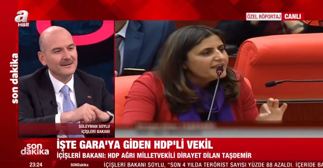 Gara'ya Giden HDP'li Vekil Kim? Bakan Soylu Canlı Yayında Açıkladı...