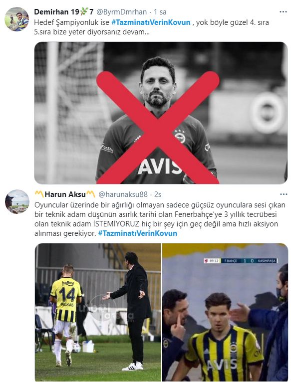 Sosyal Medyada Gündem Fenerbahçe! Erol Bulut Gitsin, Daum Gelsin!