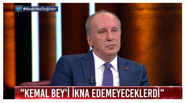 İnce'den, CHP Yönetimine Salvolar: 'Bunlar gizli Tayyipçi, kripto Tayyipçi'
