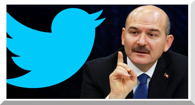 İçişleri Bakanı Soylu'dan Twitter Sansürlerine Sert Tepki!