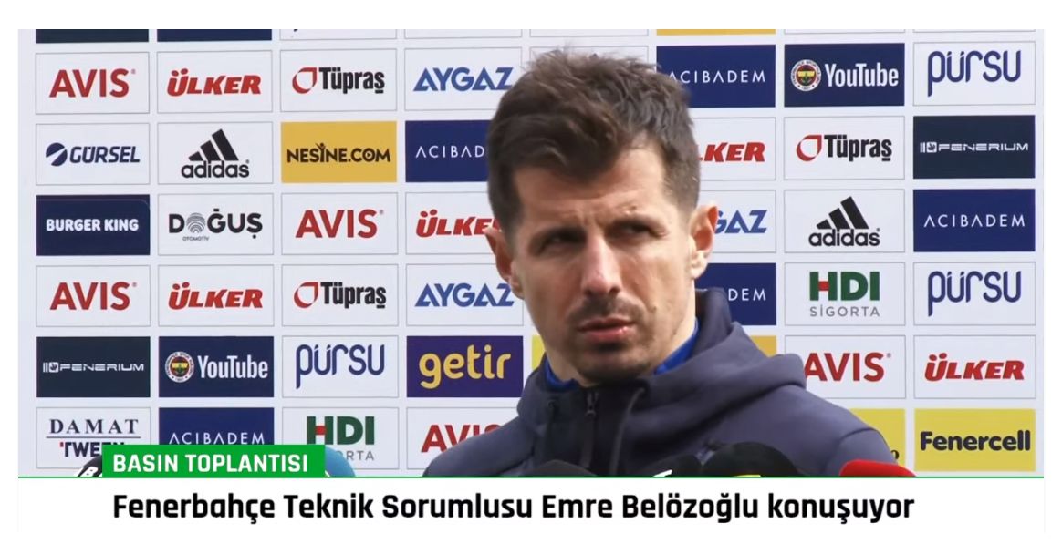 Fenerbahçe Teknik Sorumlusu Emre Belözoğlu: Sonumuzu Düşünmeden İşimize Devam Edeceğiz