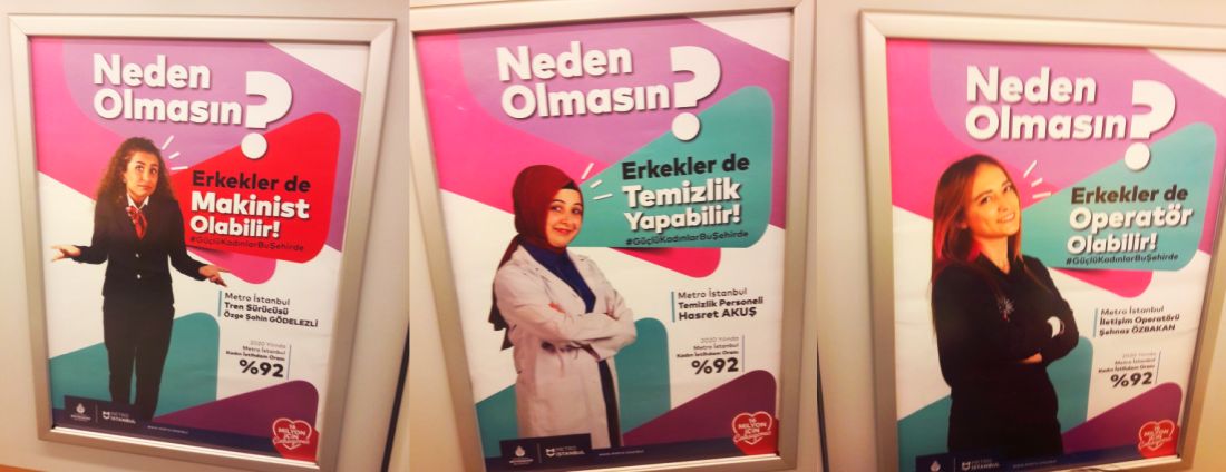 İstanbul Büyükşehir Belediyesi'nin 'Güçlü Kadınlar' Afişinde Başörtü Detayı Tepki Çekiyor!