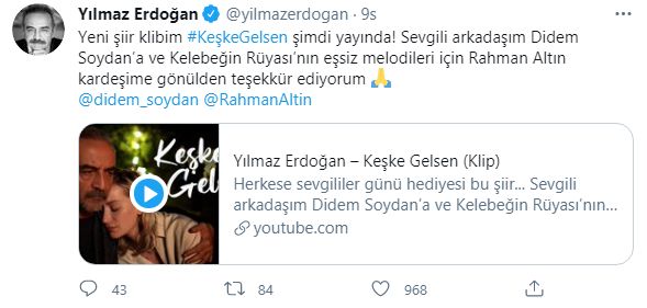 Yılmaz Erdoğan’dan 'Keşke Gelsen' Klibi!