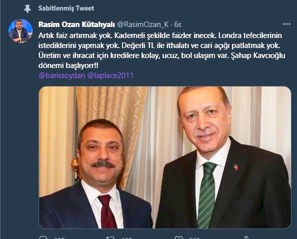 Kütahyalı'ya Göre Cumhurbaşkanı Erdoğan, Naci Ağbal'ı Görevden Almakla En Doğrusunu Yaptı!
