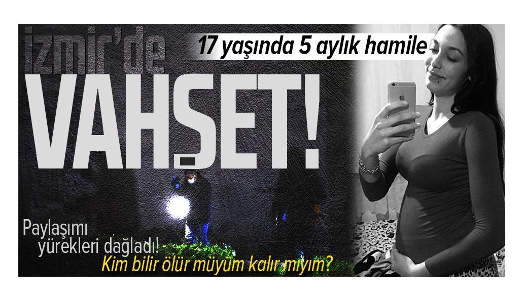 İzmir'de vahşet! Dini nikahlı eşi tarafından sokak ortasında 16 yerinden bıçaklanarak öldürüldü.
