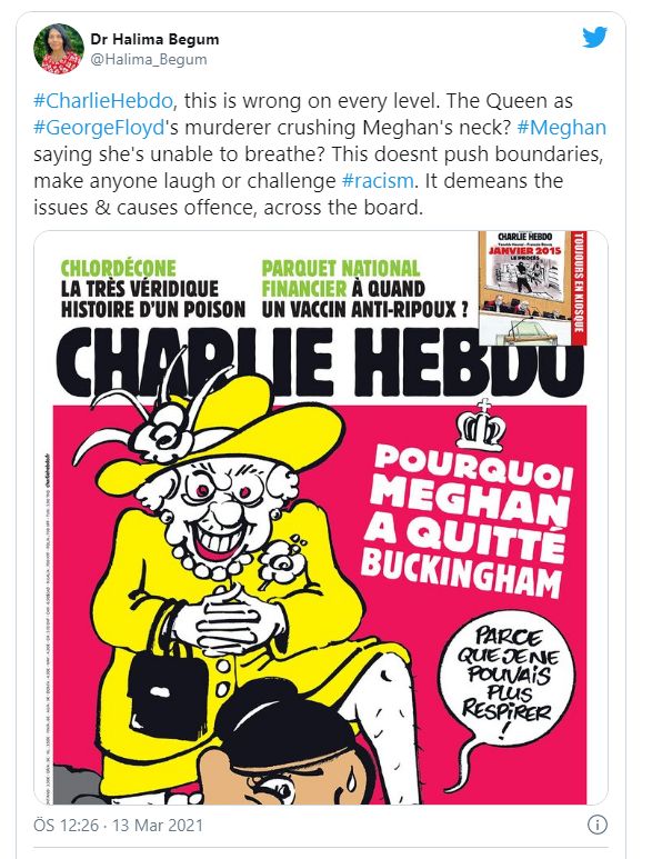 Charlie Hebdo'nun Kapağı İngiltere'yi Karıştırdı!