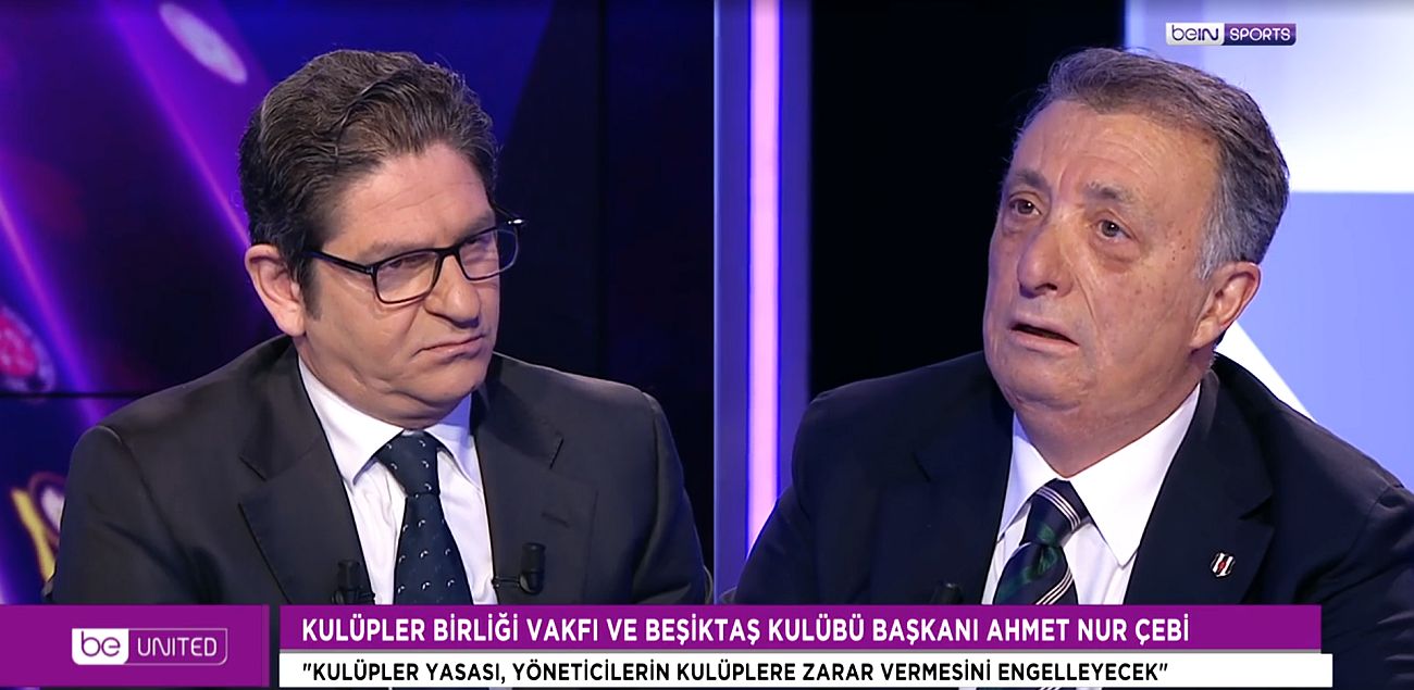 BJK Başkanı Ahmet Nur Çebi: 