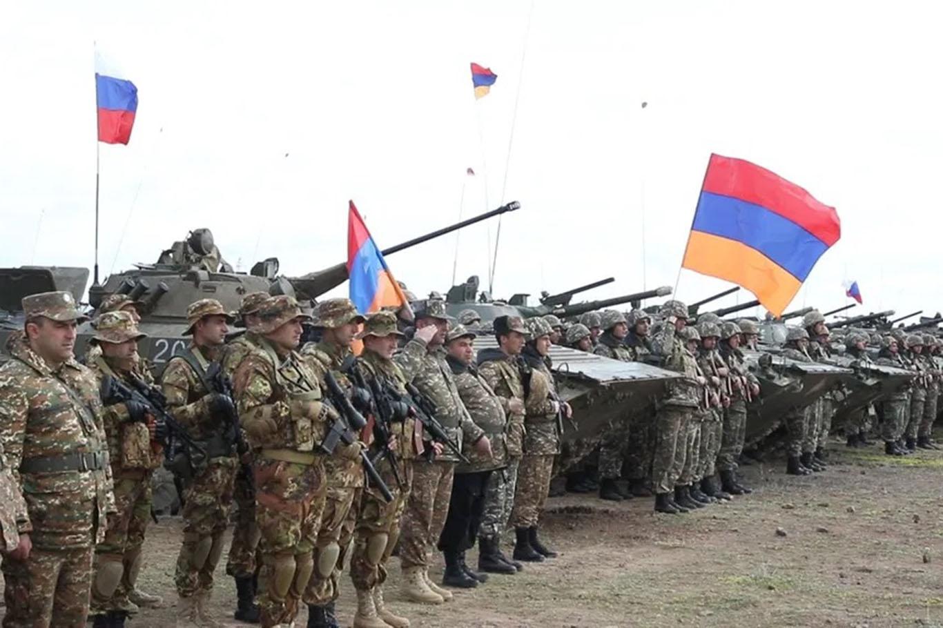 Ermenistan'dan 7 bin 500 askerli tatbikat kararı