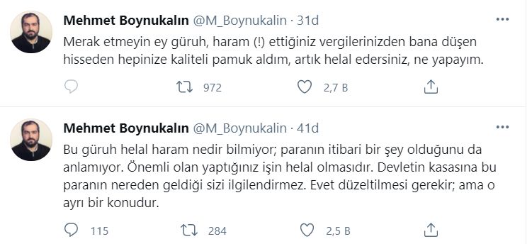 Mehmet Boynukalın'dan tepki toplayan açıklamalar: Bana düşen hisseden hepinize kaliteli pamuk aldım; alayınızın cehenneme kadar yolu var
