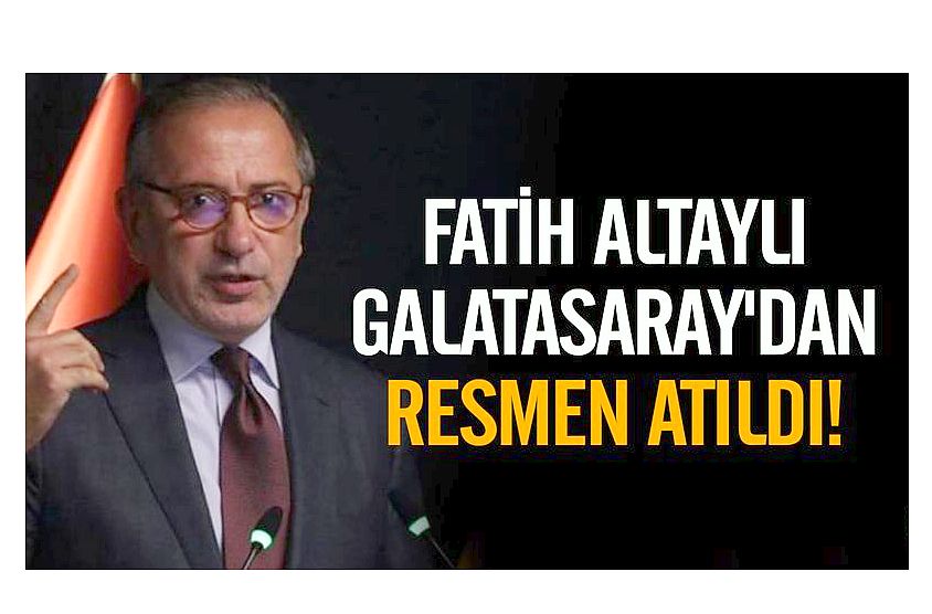 Fatih Altaylı Galatasaray'dan resmen gönderildi!