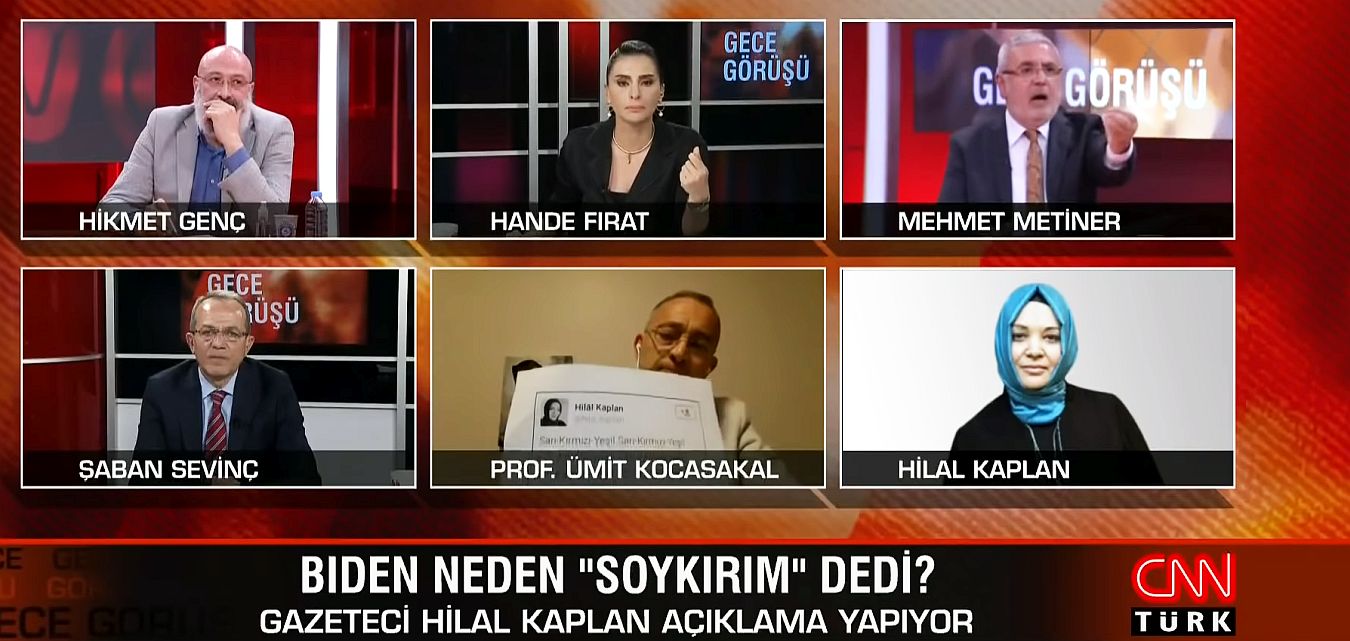 CNN Türk'te Ümit Kocasakal, Sabah yazarı Kaplan'ı ti’ye aldı!