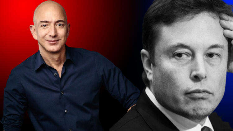 Jeff Bezos'tan Elon Musk'ı kızdıracak hamle! Uzay çalışmalarına başladı...