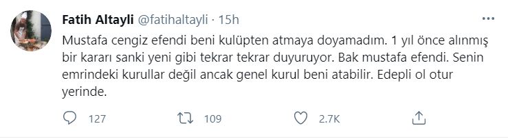 Galatasaray'dan kovulan Fatih Altaylı: 'Bu yönetim tarihe rezil olarak geçecek!