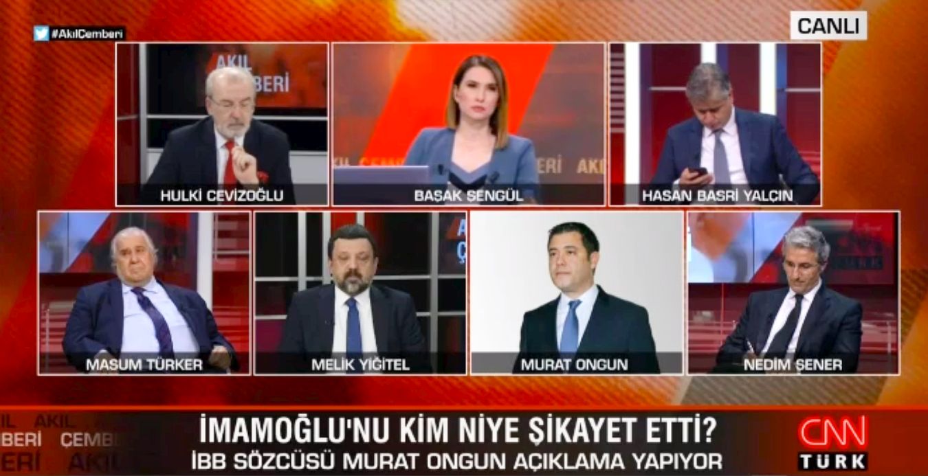 CNN Türk'teki Akıl Çemberi programına 'İmamoğlu Polemiği' damga vurdu!