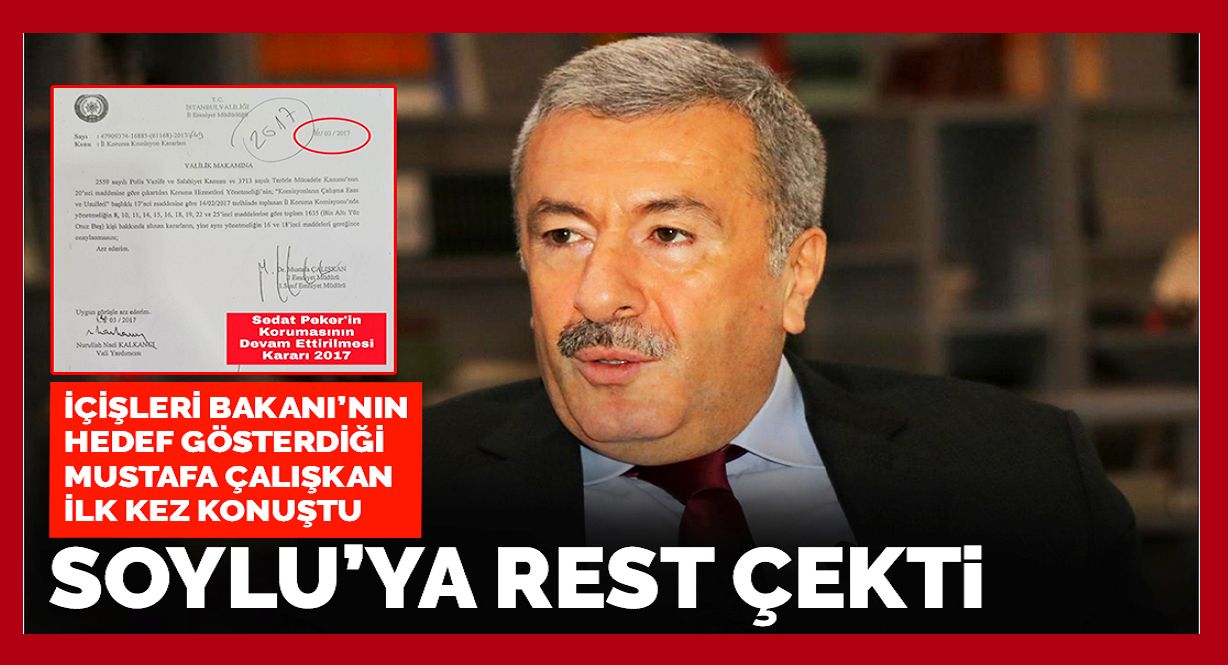 Emniyet Genel Müdür Yardımcısı Mustafa Çalışkan'dan çok konuşulacak açıklamalar! 