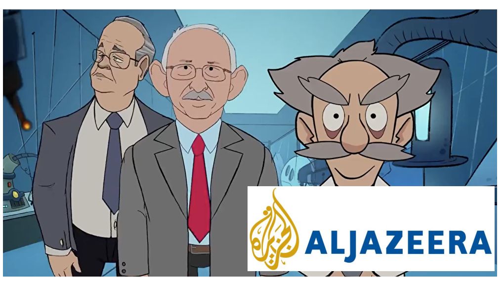 AK Parti 'Yalan Üretim Merkezi' animasyonu, Al Jazeera'de yayınladı!