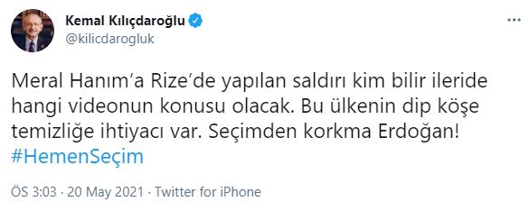 CHP lideri Kılıçdaroğlu'ndan İkizdere'deki provokasyona tepki!