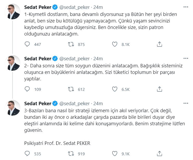 Sedat Peker: 