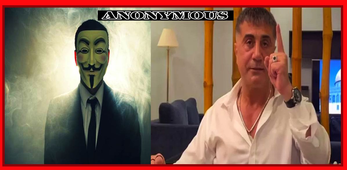 Anonymous'tan Sedat Peker'e yanıt: 'Şimdilik kendisine,... Yürü git, faşist...'