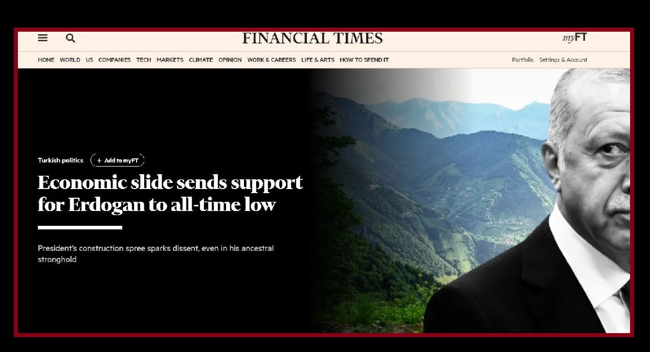 Financial Times'tan çarpıcı Türkiye ve Cumhurbaşkanı Erdoğan analizi: "Dramatik bir şekilde..."