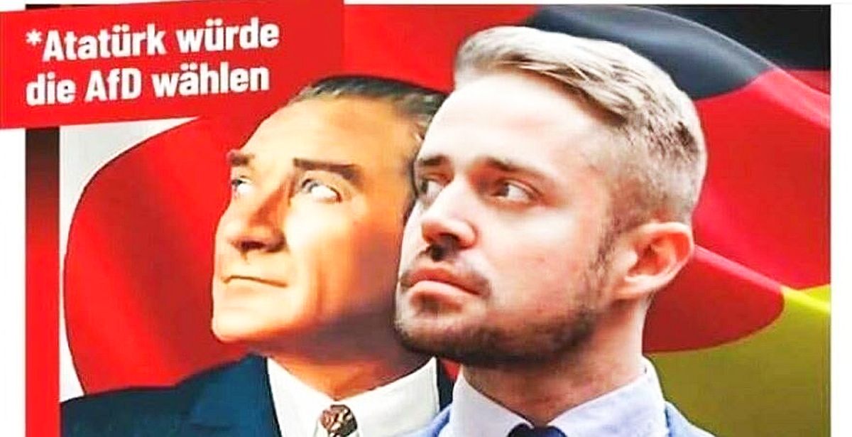 Alman ırkçı partiden Atatürk’e büyük saygısızlık!