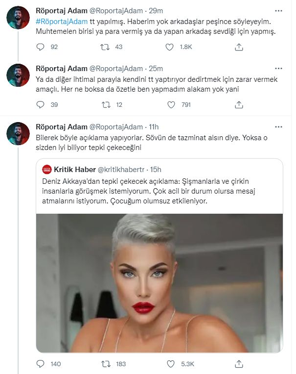 “Röportaj Adam” TT oldu, sosyal medyadan isyan etti! 