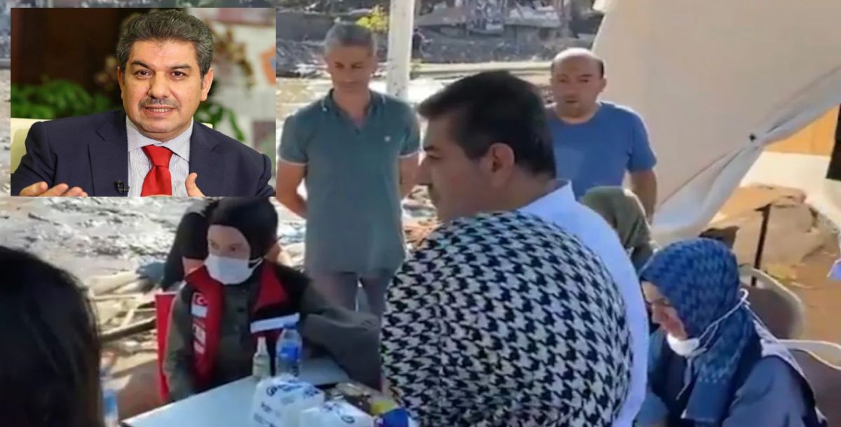 Sel faciasının yıktığı Bozkurt’a giden Esenler Belediye Başkanı Tevfik Göksu'ya tepki: 
