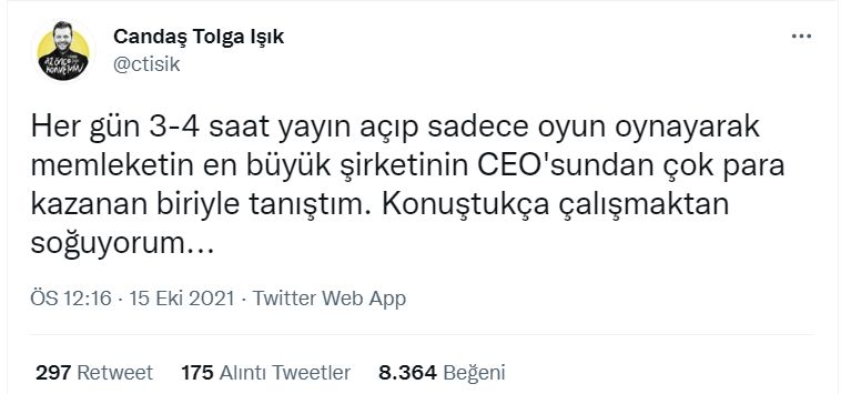 Gazeteci Candaş Tolga Işık'a, 'Twitch yayıncılarından' büyük tepki!
