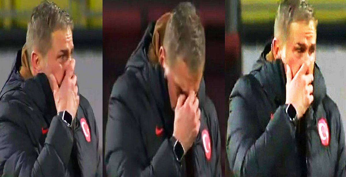 Letonya Türkiye maçı sonrası Stefan Kuntz gözyaşlarını tutamadı! İşte o anlar...