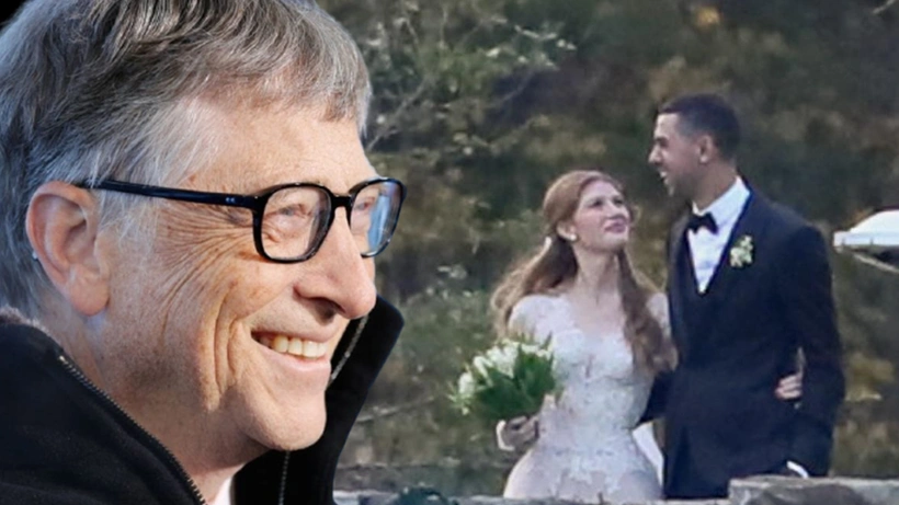 Gates ailesinin düğün heyecanı! İmam nikahı kıydılar...