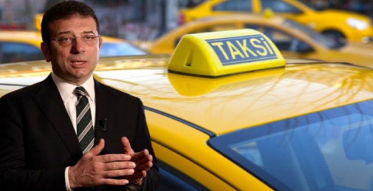 İBB Başkanı İmamoğlu'ndan taksi resti