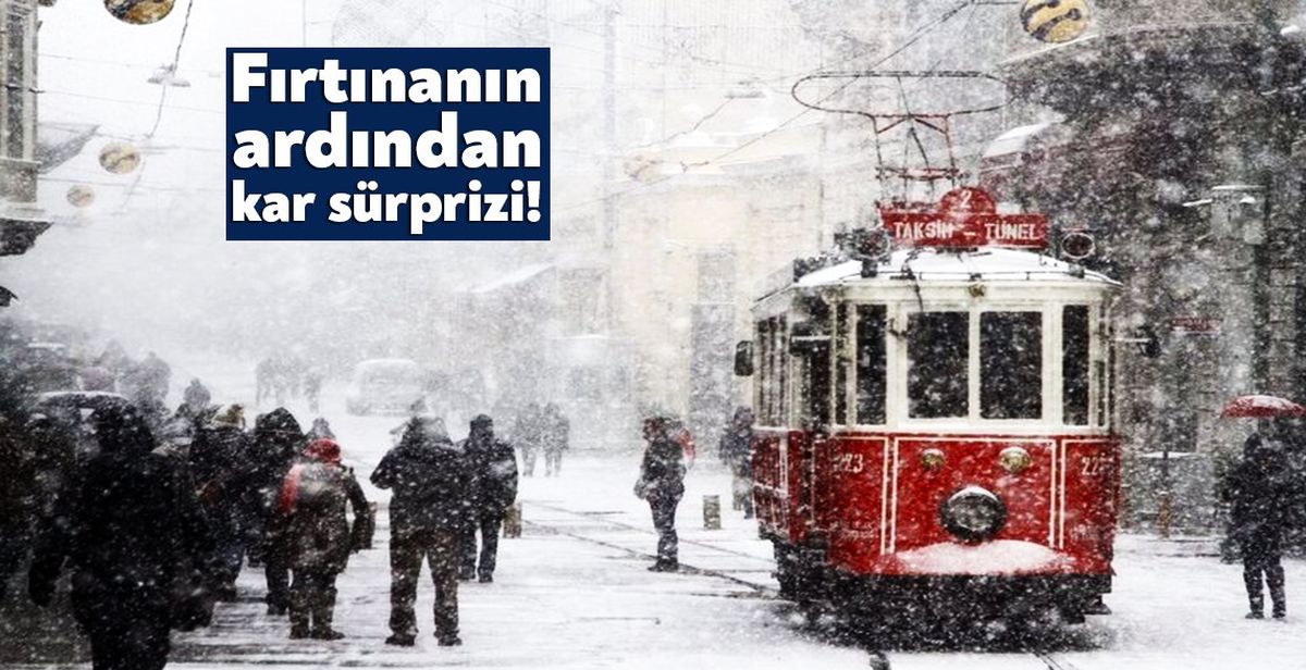 İstanbul'u kar sürprizi bekliyor...Sıcaklıklar 10 derece düşecek!