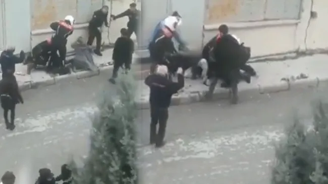 İzmir'de polis şiddeti kamerada! Valilikten flaş açıklama yapıldı...