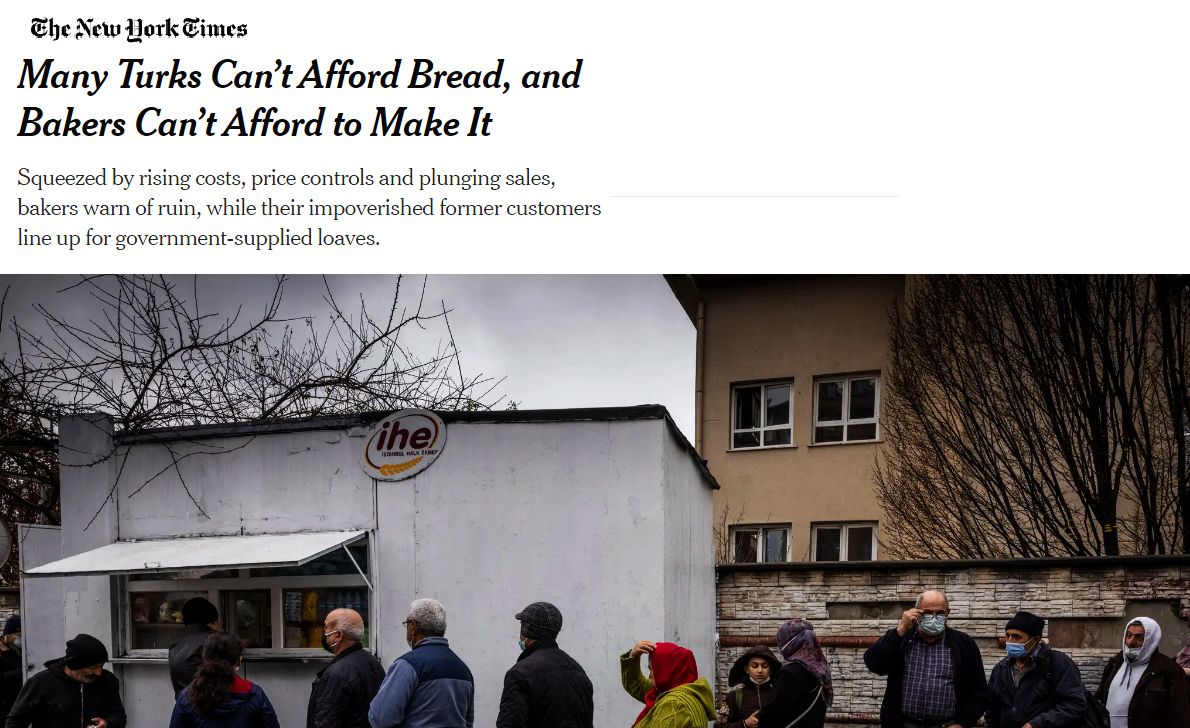 NY Times Halk Ekmek sıralarını yazdı: 
