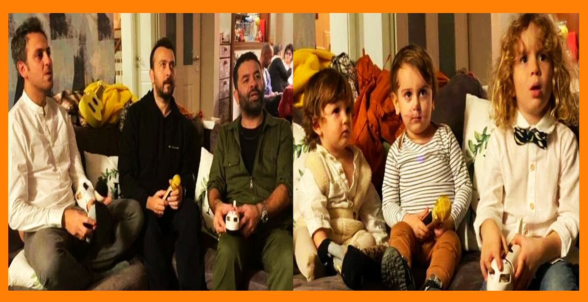 Babalar ve oğulları...Bülent Şakrak, Erkan Kolçak Köstendil ve Ali Atay'ın çocukları ile yılbaşı paylaşımı!
