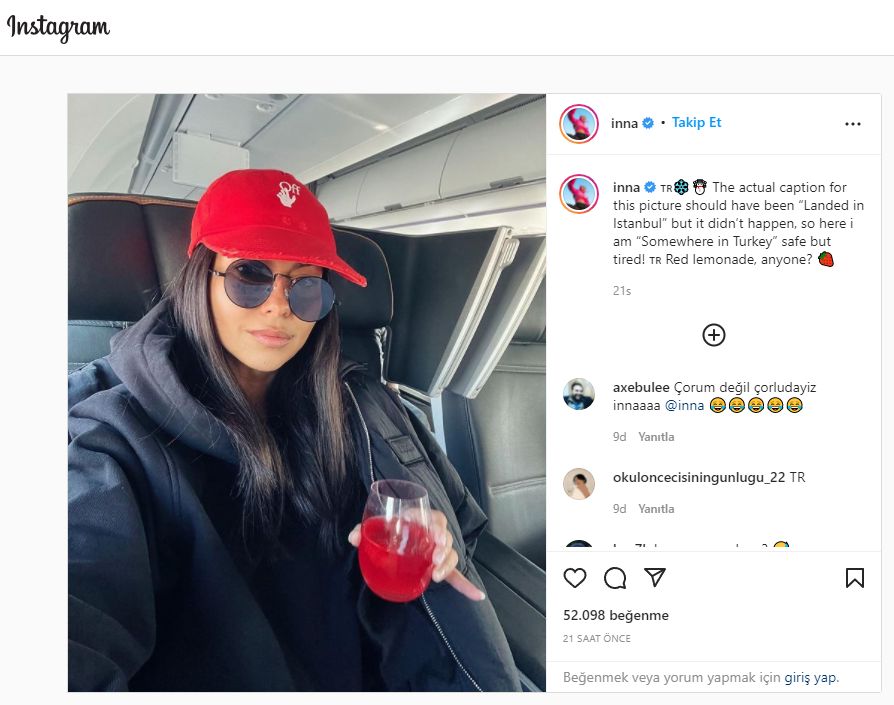 Dünyaca ünlü şarkıcı Inna, Çorlu'da mahsur kaldı, sosyal medya yıkıldı!