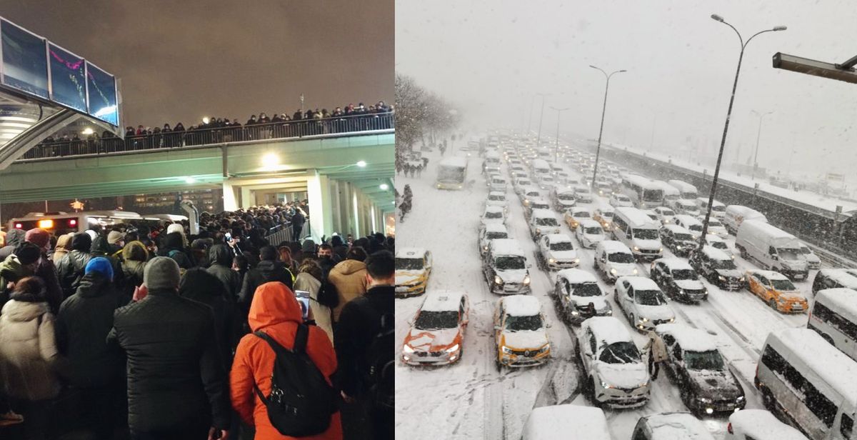İstanbul'da kar esareti! Toplu ulaşım kilitlendi... Sosyal medyada İmamoğlu isyanı!