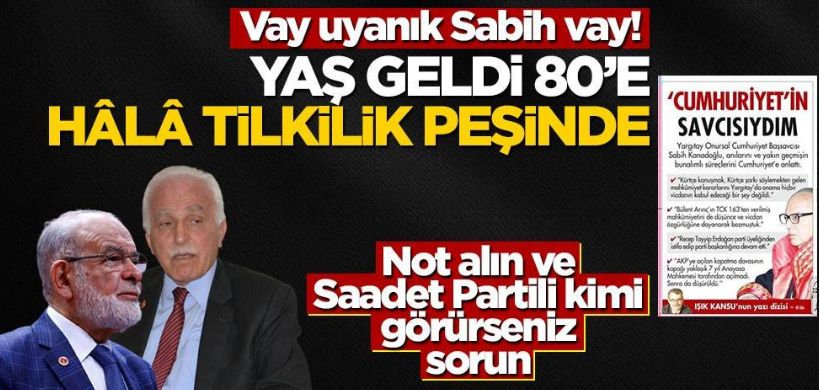 Yeni Akit ile Milli Gazete arasında manşet krizi! “Yaş geldi 80’e hâlâ tilkilik peşinde!” Akit TV’de gerilim...