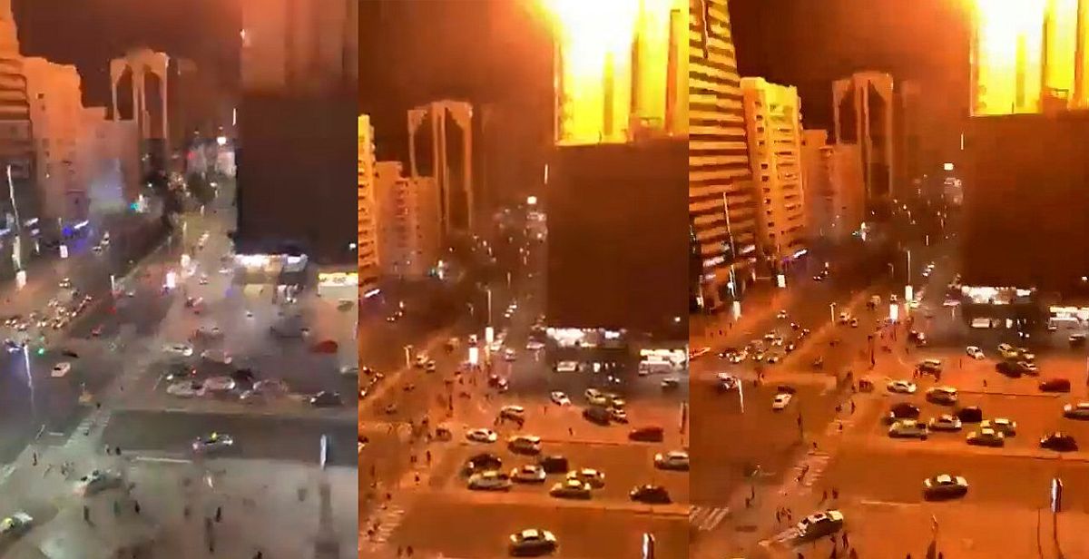 Abu Dabi'de iki şiddetli patlama... Otele roketli saldırı!