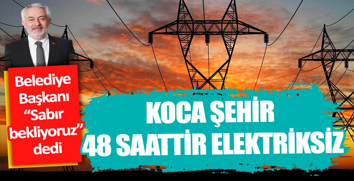 Isparta 48 saattir elektriksiz, Belediye Başkanı Şükrü Başdeğirmen: “Sabır bekliyoruz..!”