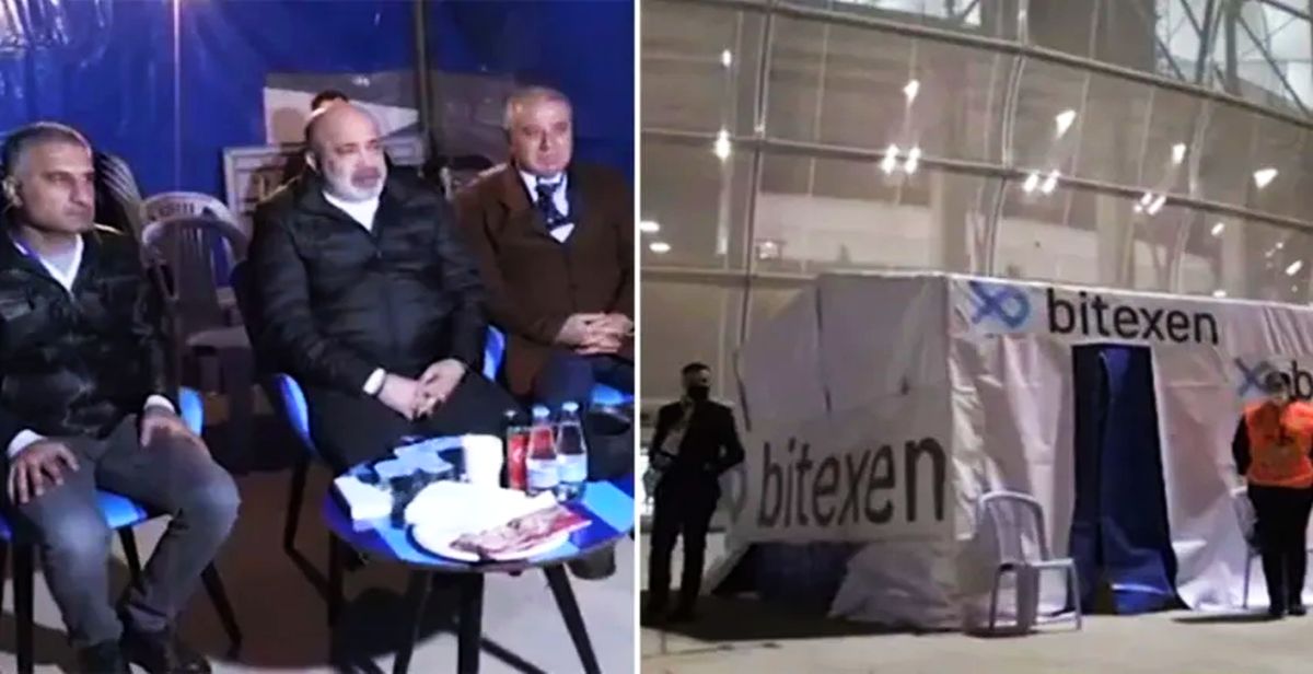 Cezalı olduğu için stada giremeyen Murat Sancak'tan çadırlı çözüm..!