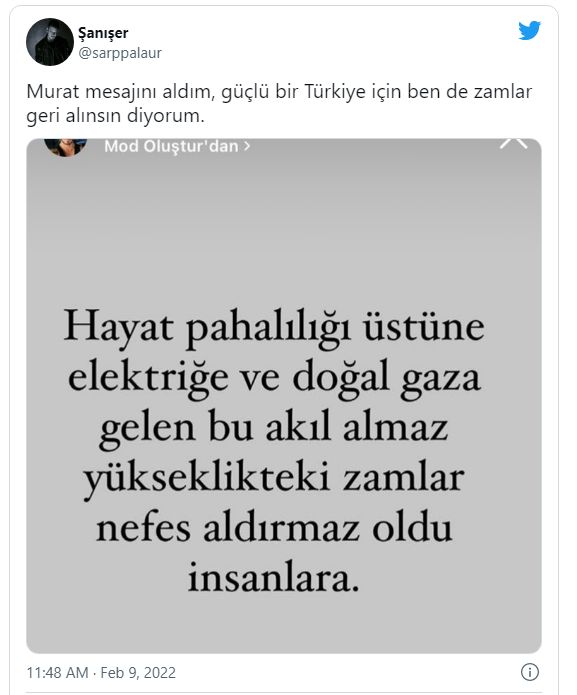 Rapçi Şanışer'den Murat Boz'a 'referandum' göndermesi! "Güçlü bir Türkiye için ben de,.."