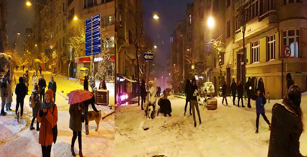 Yoğun kar yağışı kuzeyden giriş yaptı! İstanbul'da karın keyfini çıkaranlar da vardı...