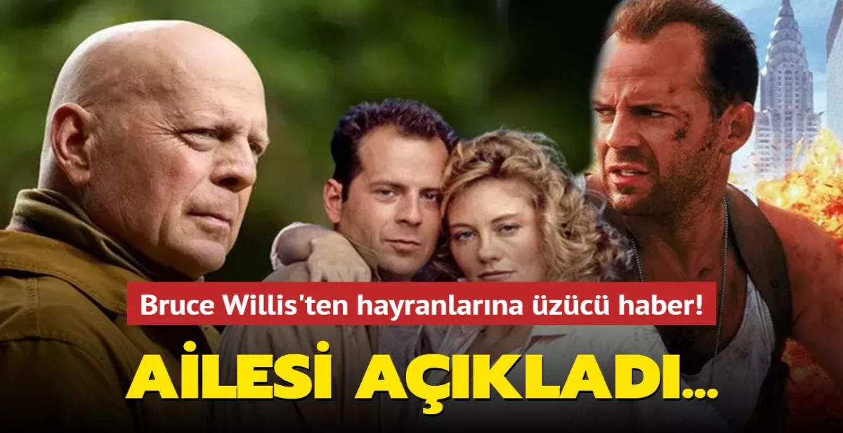 Ünlü aktör Bruce Willis'ten hayranlarına kötü haber! Oyunculuğa ara veriyor...