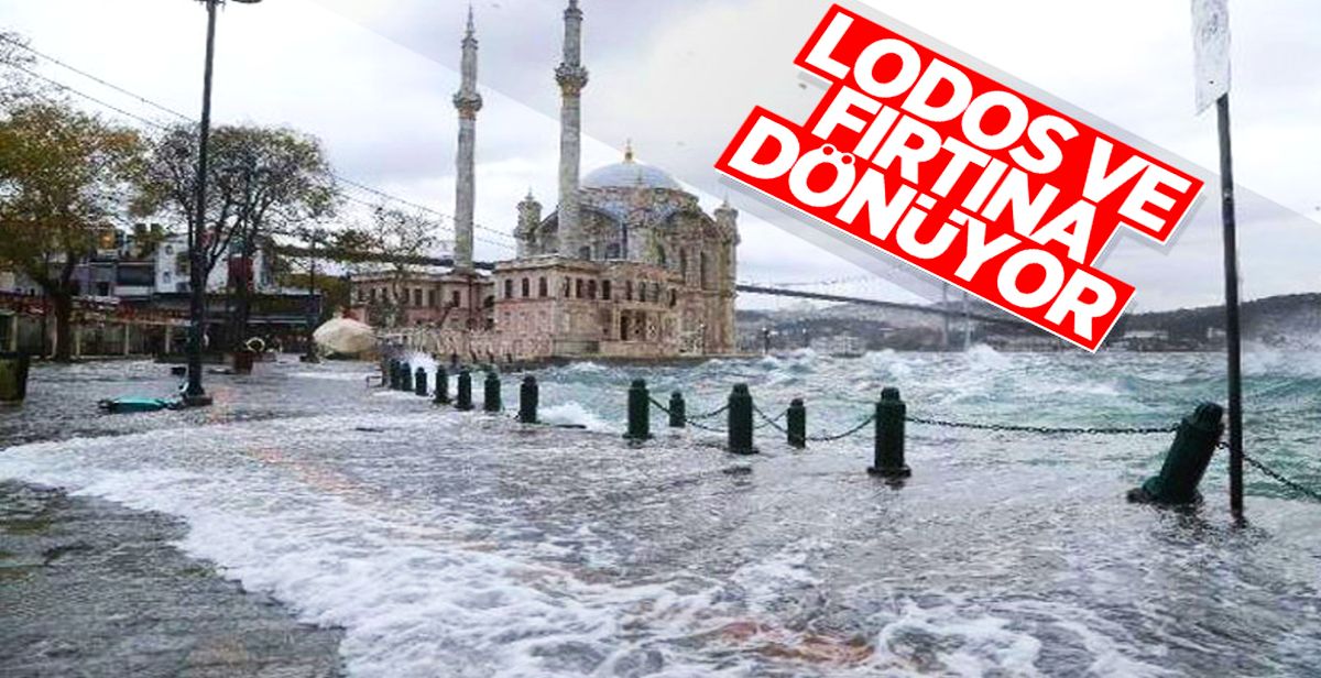 İstanbul için fırtına uyarısı... Lodos fırtınası etkili olacak!